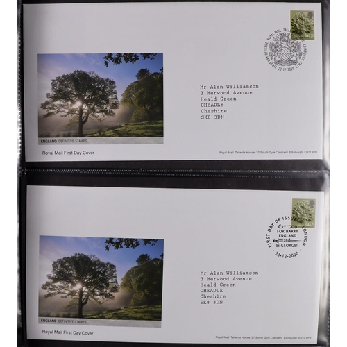 2543 - GB.FIRST DAY COVERS 1966 - 2022 REGIONAL DEFINITIVES. A comprehensive collection in 6 binders. All t... 