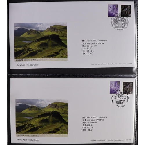 2543 - GB.FIRST DAY COVERS 1966 - 2022 REGIONAL DEFINITIVES. A comprehensive collection in 6 binders. All t... 