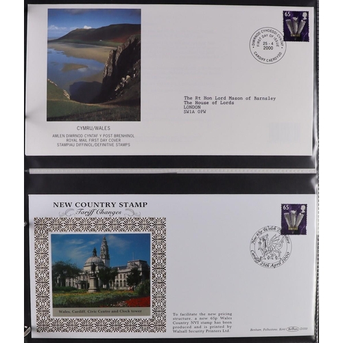 2543 - GB.FIRST DAY COVERS 1966 - 2022 REGIONAL DEFINITIVES. A comprehensive collection in 6 binders. All t... 