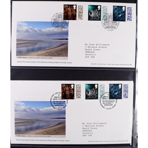 2543 - GB.FIRST DAY COVERS 1966 - 2022 REGIONAL DEFINITIVES. A comprehensive collection in 6 binders. All t... 