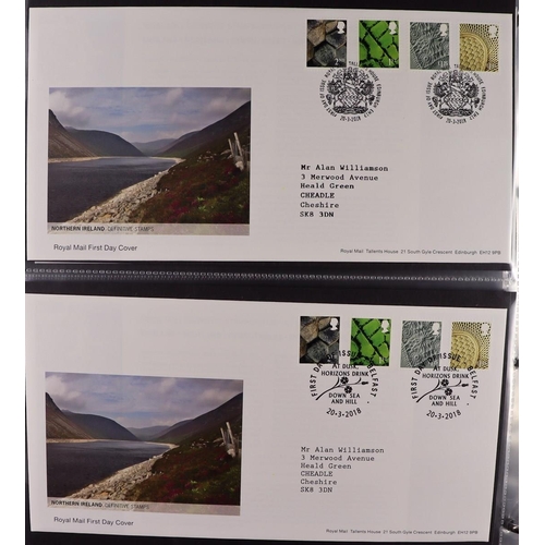 2543 - GB.FIRST DAY COVERS 1966 - 2022 REGIONAL DEFINITIVES. A comprehensive collection in 6 binders. All t... 