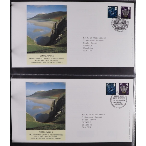 2543 - GB.FIRST DAY COVERS 1966 - 2022 REGIONAL DEFINITIVES. A comprehensive collection in 6 binders. All t... 