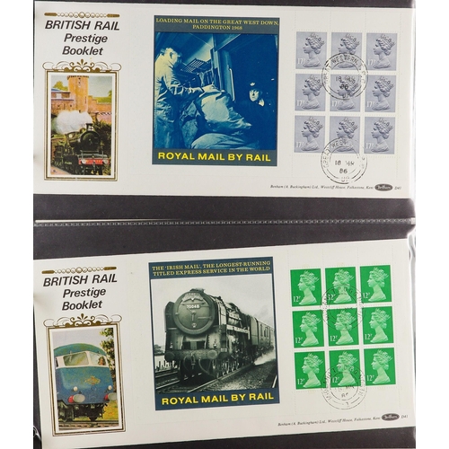 2550 - GB.FIRST DAY COVERS 1969 - 2019 PRESTIGE BOOKLET PANE COLLECTION in seventeen binders. Issued by Roy... 