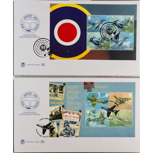 2550 - GB.FIRST DAY COVERS 1969 - 2019 PRESTIGE BOOKLET PANE COLLECTION in seventeen binders. Issued by Roy... 