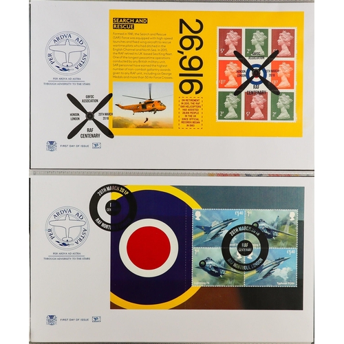 2550 - GB.FIRST DAY COVERS 1969 - 2019 PRESTIGE BOOKLET PANE COLLECTION in seventeen binders. Issued by Roy... 