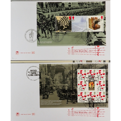 2550 - GB.FIRST DAY COVERS 1969 - 2019 PRESTIGE BOOKLET PANE COLLECTION in seventeen binders. Issued by Roy... 