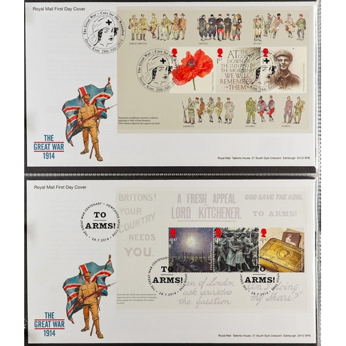 2550 - GB.FIRST DAY COVERS 1969 - 2019 PRESTIGE BOOKLET PANE COLLECTION in seventeen binders. Issued by Roy... 