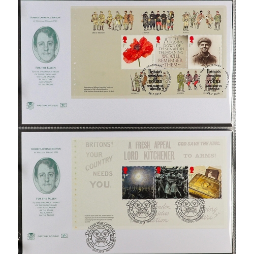 2550 - GB.FIRST DAY COVERS 1969 - 2019 PRESTIGE BOOKLET PANE COLLECTION in seventeen binders. Issued by Roy... 