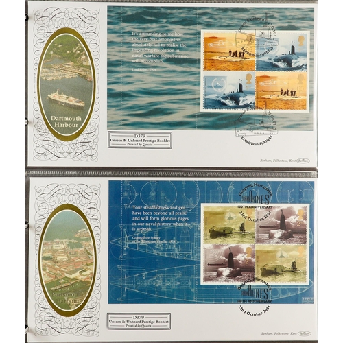 2550 - GB.FIRST DAY COVERS 1969 - 2019 PRESTIGE BOOKLET PANE COLLECTION in seventeen binders. Issued by Roy... 