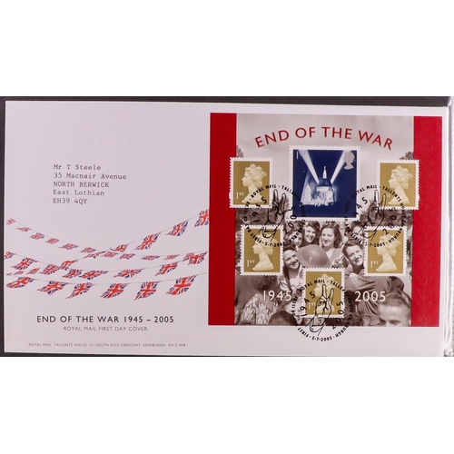 2551 - GB.FIRST DAY COVERS 1969-2006 COMPREHENSIVE COLLECTION in 18 small albums, all different with variou... 