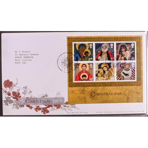 2551 - GB.FIRST DAY COVERS 1969-2006 COMPREHENSIVE COLLECTION in 18 small albums, all different with variou... 