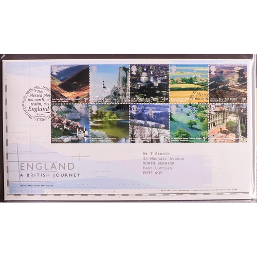 2551 - GB.FIRST DAY COVERS 1969-2006 COMPREHENSIVE COLLECTION in 18 small albums, all different with variou... 