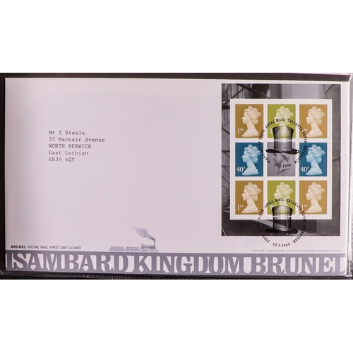 2551 - GB.FIRST DAY COVERS 1969-2006 COMPREHENSIVE COLLECTION in 18 small albums, all different with variou... 