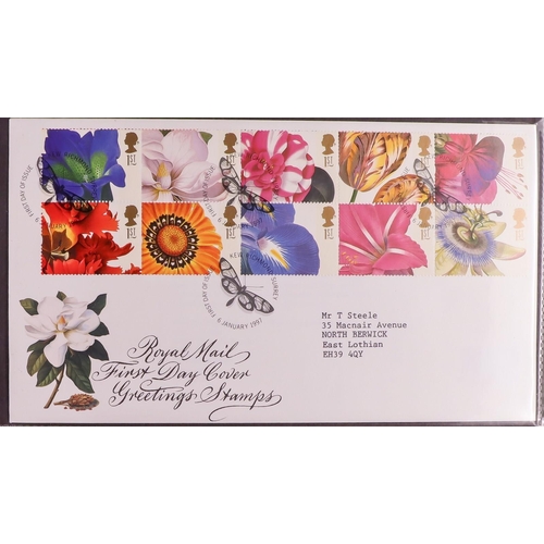 2551 - GB.FIRST DAY COVERS 1969-2006 COMPREHENSIVE COLLECTION in 18 small albums, all different with variou... 