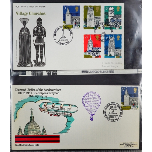 2553 - GB.FIRST DAY COVERS 1970 - 2022 SUPERIOR COMMEMORATIVE ISSUES COLLECTION. This very extensive collec... 