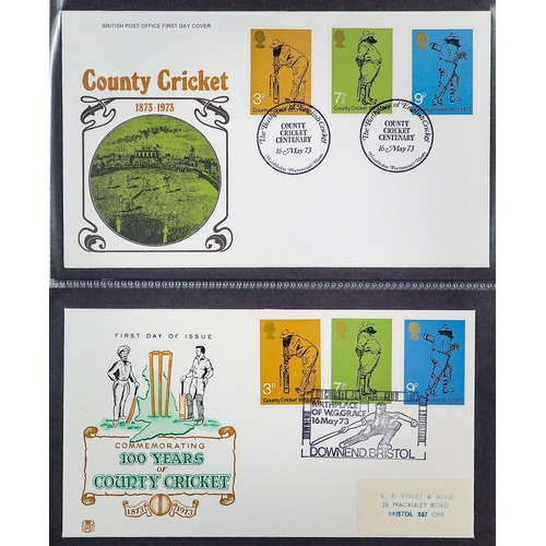 2553 - GB.FIRST DAY COVERS 1970 - 2022 SUPERIOR COMMEMORATIVE ISSUES COLLECTION. This very extensive collec... 