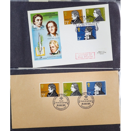 2553 - GB.FIRST DAY COVERS 1970 - 2022 SUPERIOR COMMEMORATIVE ISSUES COLLECTION. This very extensive collec... 