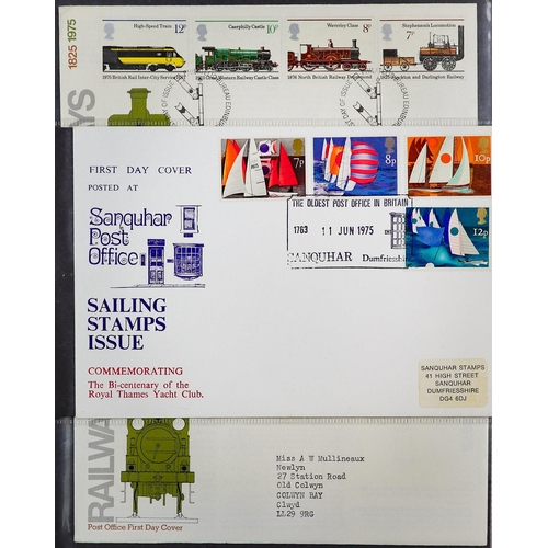 2553 - GB.FIRST DAY COVERS 1970 - 2022 SUPERIOR COMMEMORATIVE ISSUES COLLECTION. This very extensive collec... 