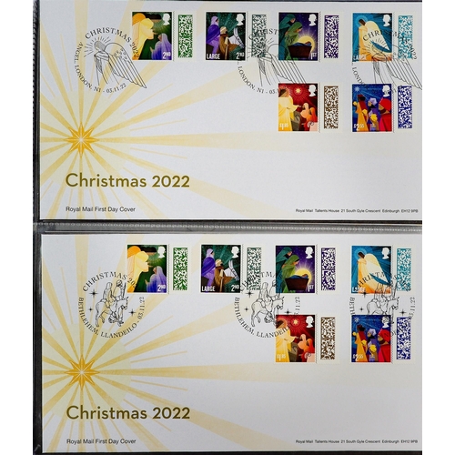 2553 - GB.FIRST DAY COVERS 1970 - 2022 SUPERIOR COMMEMORATIVE ISSUES COLLECTION. This very extensive collec... 