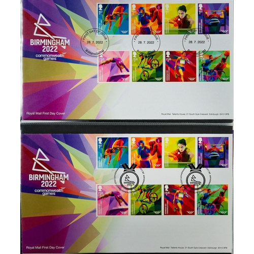 2553 - GB.FIRST DAY COVERS 1970 - 2022 SUPERIOR COMMEMORATIVE ISSUES COLLECTION. This very extensive collec... 