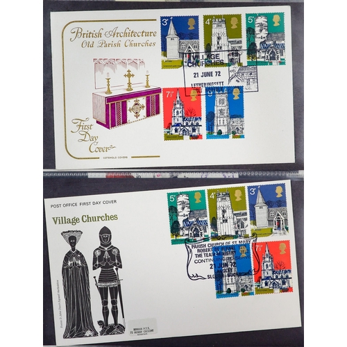 2553 - GB.FIRST DAY COVERS 1970 - 2022 SUPERIOR COMMEMORATIVE ISSUES COLLECTION. This very extensive collec... 