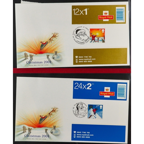 2558 - GB.FIRST DAY COVERS 1971-2006 COMPREHENSIVE COLLECTION in eleven albums, includes commemoratives & d... 