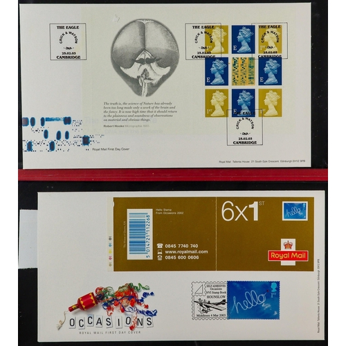 2558 - GB.FIRST DAY COVERS 1971-2006 COMPREHENSIVE COLLECTION in eleven albums, includes commemoratives & d... 