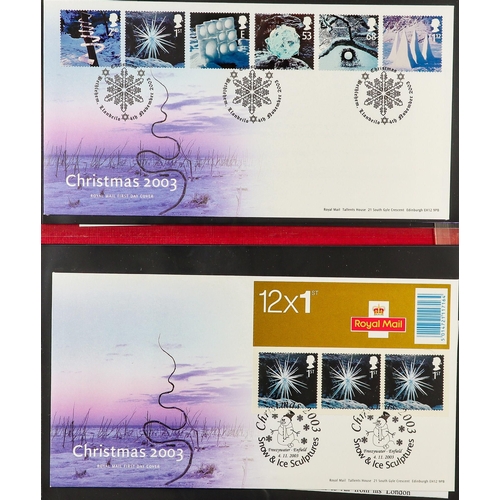 2558 - GB.FIRST DAY COVERS 1971-2006 COMPREHENSIVE COLLECTION in eleven albums, includes commemoratives & d... 