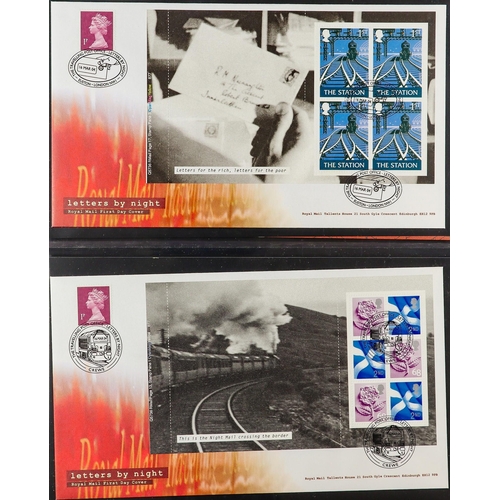 2558 - GB.FIRST DAY COVERS 1971-2006 COMPREHENSIVE COLLECTION in eleven albums, includes commemoratives & d... 