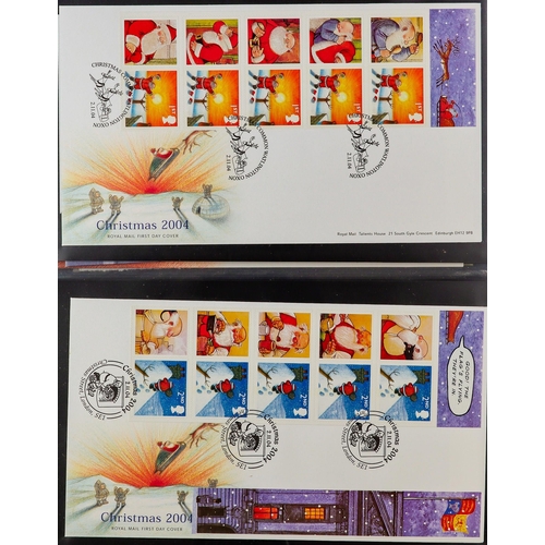 2558 - GB.FIRST DAY COVERS 1971-2006 COMPREHENSIVE COLLECTION in eleven albums, includes commemoratives & d... 