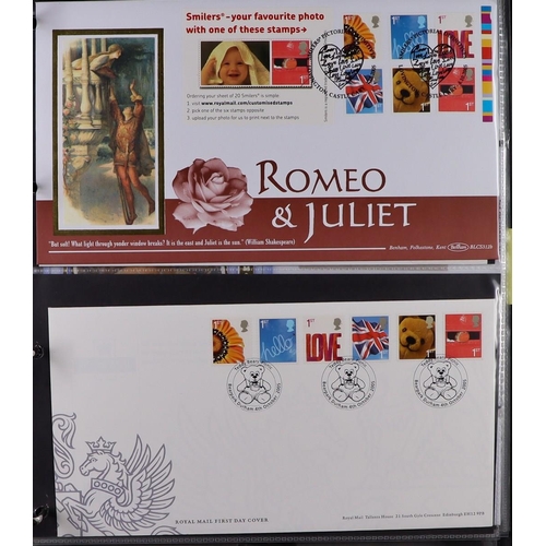 2561 - GB.FIRST DAY COVERS 1976 - 2015 MISCELLANEOUS COLLECTIONS in four binders with better. Comprising of... 