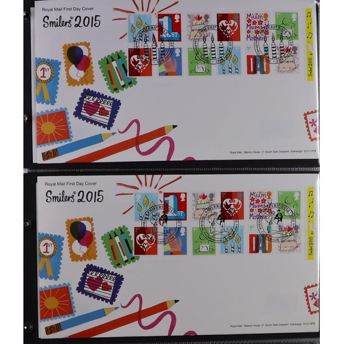 2561 - GB.FIRST DAY COVERS 1976 - 2015 MISCELLANEOUS COLLECTIONS in four binders with better. Comprising of... 