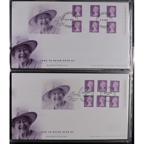 2561 - GB.FIRST DAY COVERS 1976 - 2015 MISCELLANEOUS COLLECTIONS in four binders with better. Comprising of... 