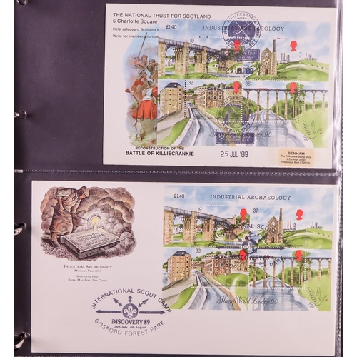 2562 - GB.FIRST DAY COVERS 1978 - 2022 SPECTACULAR MINIATURE SHEET COLLECTION in 29 binders. A rarely encou... 