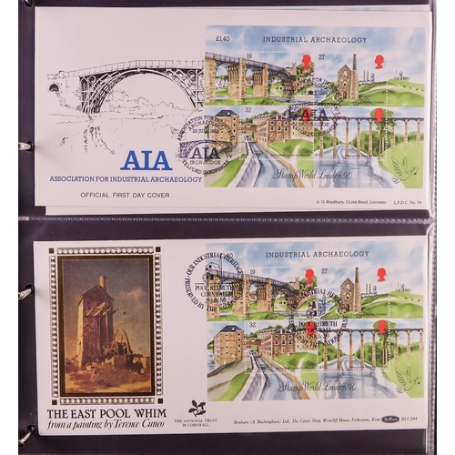 2562 - GB.FIRST DAY COVERS 1978 - 2022 SPECTACULAR MINIATURE SHEET COLLECTION in 29 binders. A rarely encou... 