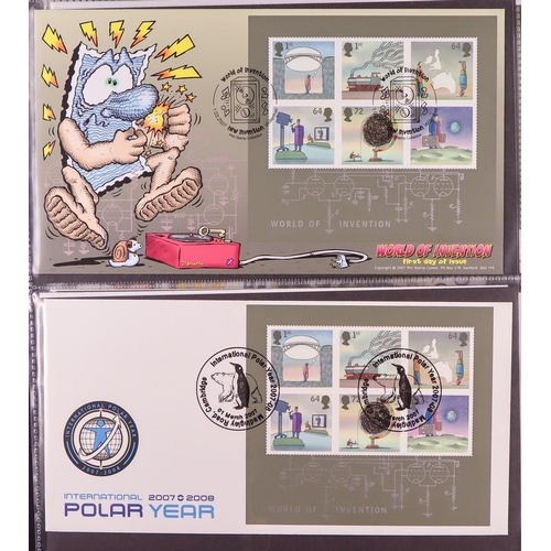 2562 - GB.FIRST DAY COVERS 1978 - 2022 SPECTACULAR MINIATURE SHEET COLLECTION in 29 binders. A rarely encou... 