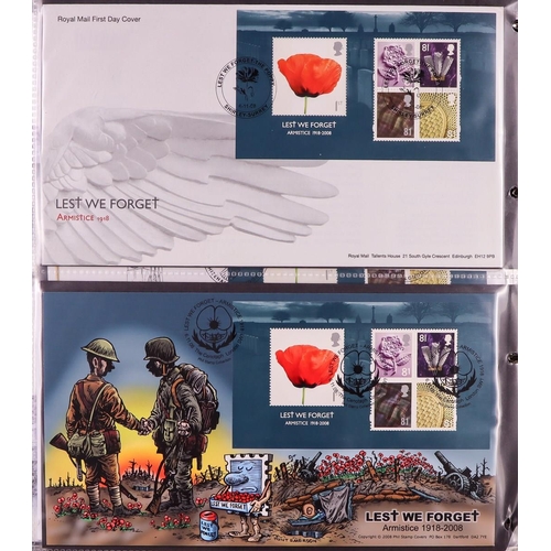 2562 - GB.FIRST DAY COVERS 1978 - 2022 SPECTACULAR MINIATURE SHEET COLLECTION in 29 binders. A rarely encou... 