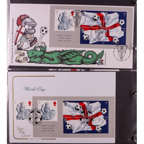 2562 - GB.FIRST DAY COVERS 1978 - 2022 SPECTACULAR MINIATURE SHEET COLLECTION in 29 binders. A rarely encou... 