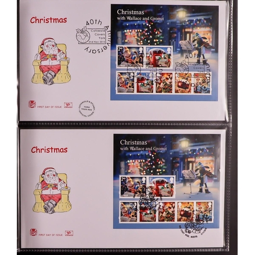 2562 - GB.FIRST DAY COVERS 1978 - 2022 SPECTACULAR MINIATURE SHEET COLLECTION in 29 binders. A rarely encou... 