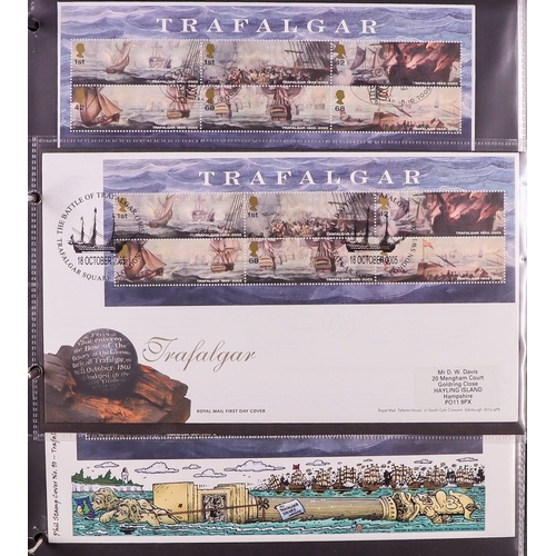 2562 - GB.FIRST DAY COVERS 1978 - 2022 SPECTACULAR MINIATURE SHEET COLLECTION in 29 binders. A rarely encou... 