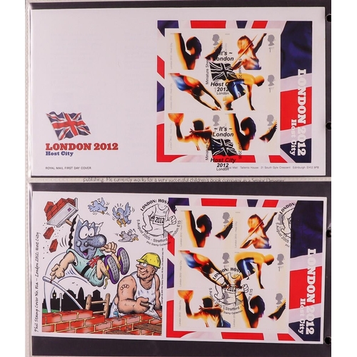 2562 - GB.FIRST DAY COVERS 1978 - 2022 SPECTACULAR MINIATURE SHEET COLLECTION in 29 binders. A rarely encou... 