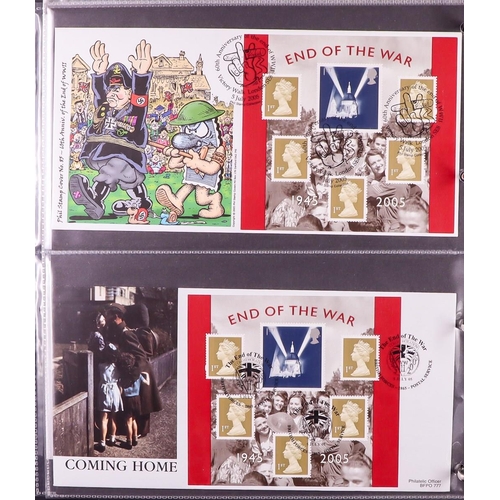 2562 - GB.FIRST DAY COVERS 1978 - 2022 SPECTACULAR MINIATURE SHEET COLLECTION in 29 binders. A rarely encou... 