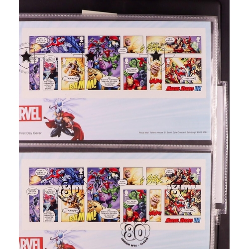 2562 - GB.FIRST DAY COVERS 1978 - 2022 SPECTACULAR MINIATURE SHEET COLLECTION in 29 binders. A rarely encou... 