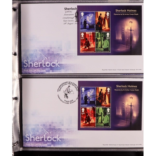 2562 - GB.FIRST DAY COVERS 1978 - 2022 SPECTACULAR MINIATURE SHEET COLLECTION in 29 binders. A rarely encou... 