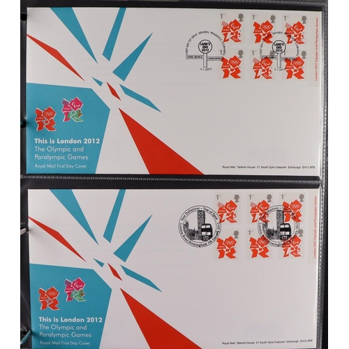 2563 - GB.FIRST DAY COVERS 1980 - 2013 STANDARD RETAIL BOOKLET COLLECTION. Housed in four binders. Mainly B... 