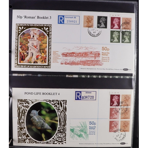 2563 - GB.FIRST DAY COVERS 1980 - 2013 STANDARD RETAIL BOOKLET COLLECTION. Housed in four binders. Mainly B... 