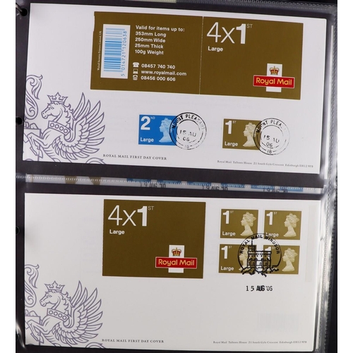 2563 - GB.FIRST DAY COVERS 1980 - 2013 STANDARD RETAIL BOOKLET COLLECTION. Housed in four binders. Mainly B... 