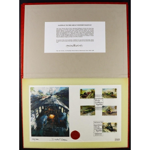 2564 - GB.FIRST DAY COVERS 1984-1985 FINE ART COVERS Complete series of specially commissioned fdc's in box... 