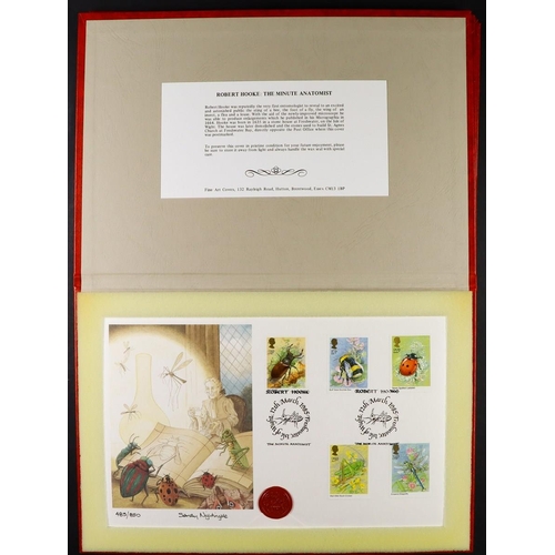 2564 - GB.FIRST DAY COVERS 1984-1985 FINE ART COVERS Complete series of specially commissioned fdc's in box... 