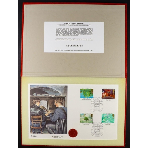 2564 - GB.FIRST DAY COVERS 1984-1985 FINE ART COVERS Complete series of specially commissioned fdc's in box... 